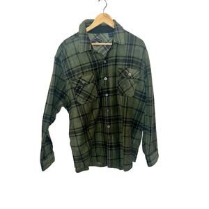 Weatherproof Vintage Men’s Button Down Plaid Flannel Shirt Long Sleeve Casual